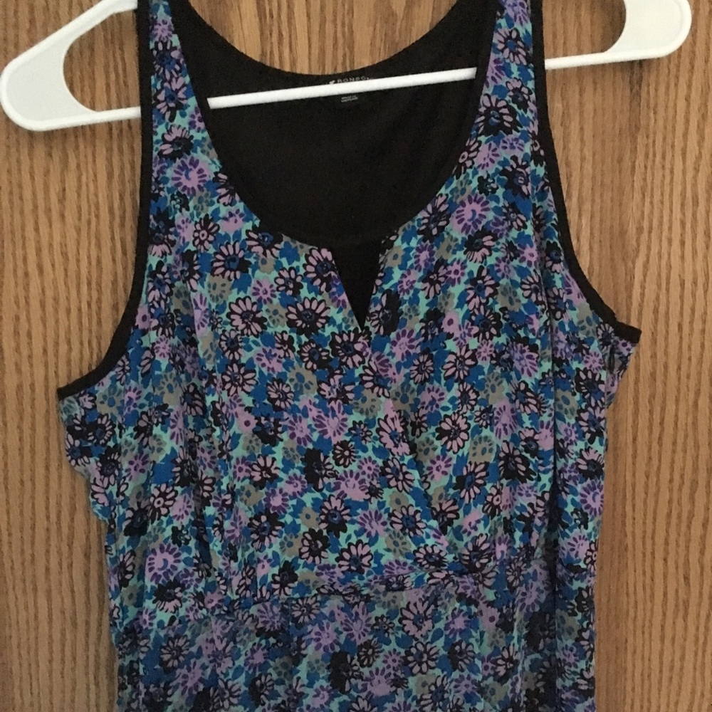 I heart Ronson Floral High Low Dress